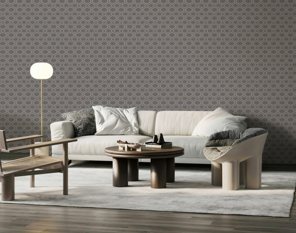 Bild på Ogee and Roses in Mud - 1033401-02